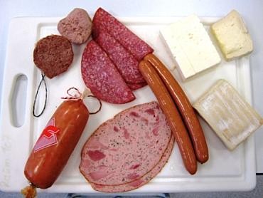 Wurst und Käse