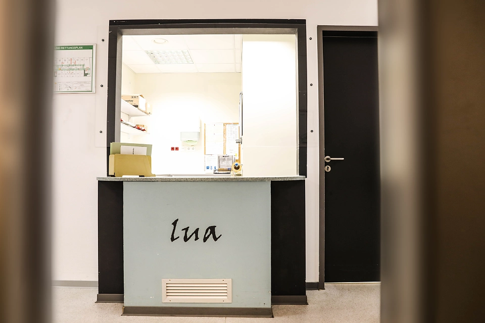 Probenannahmebereich