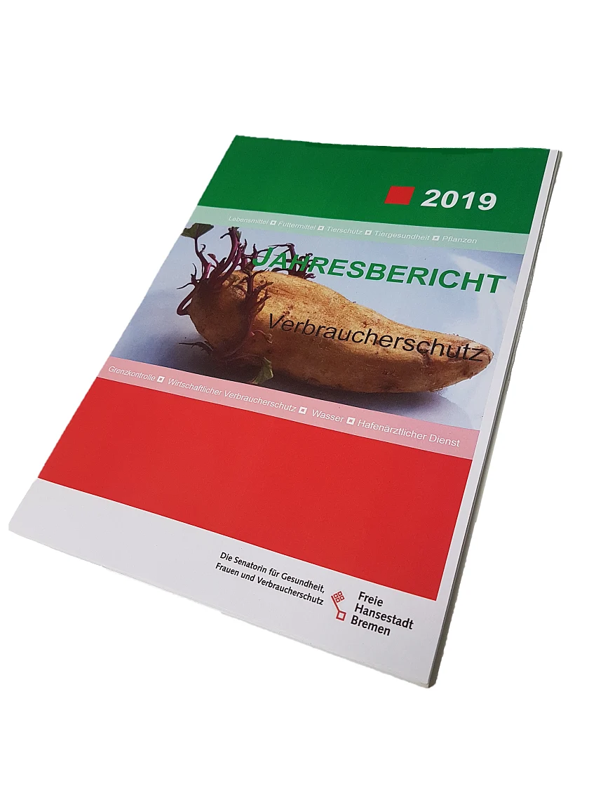 Titelseite des Jahresberichts